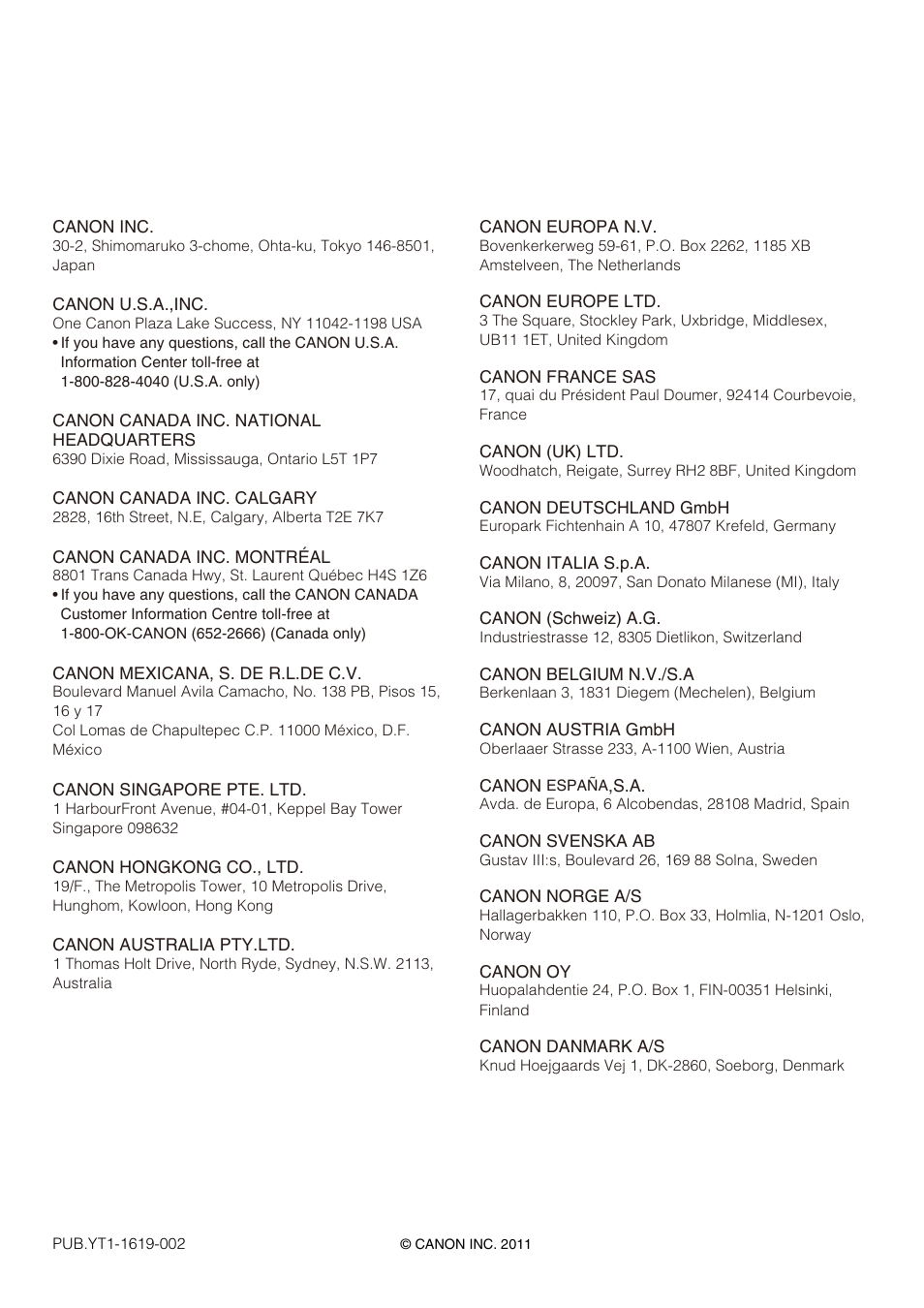 Canon VB-M600D User Manual | Page 104 / 104