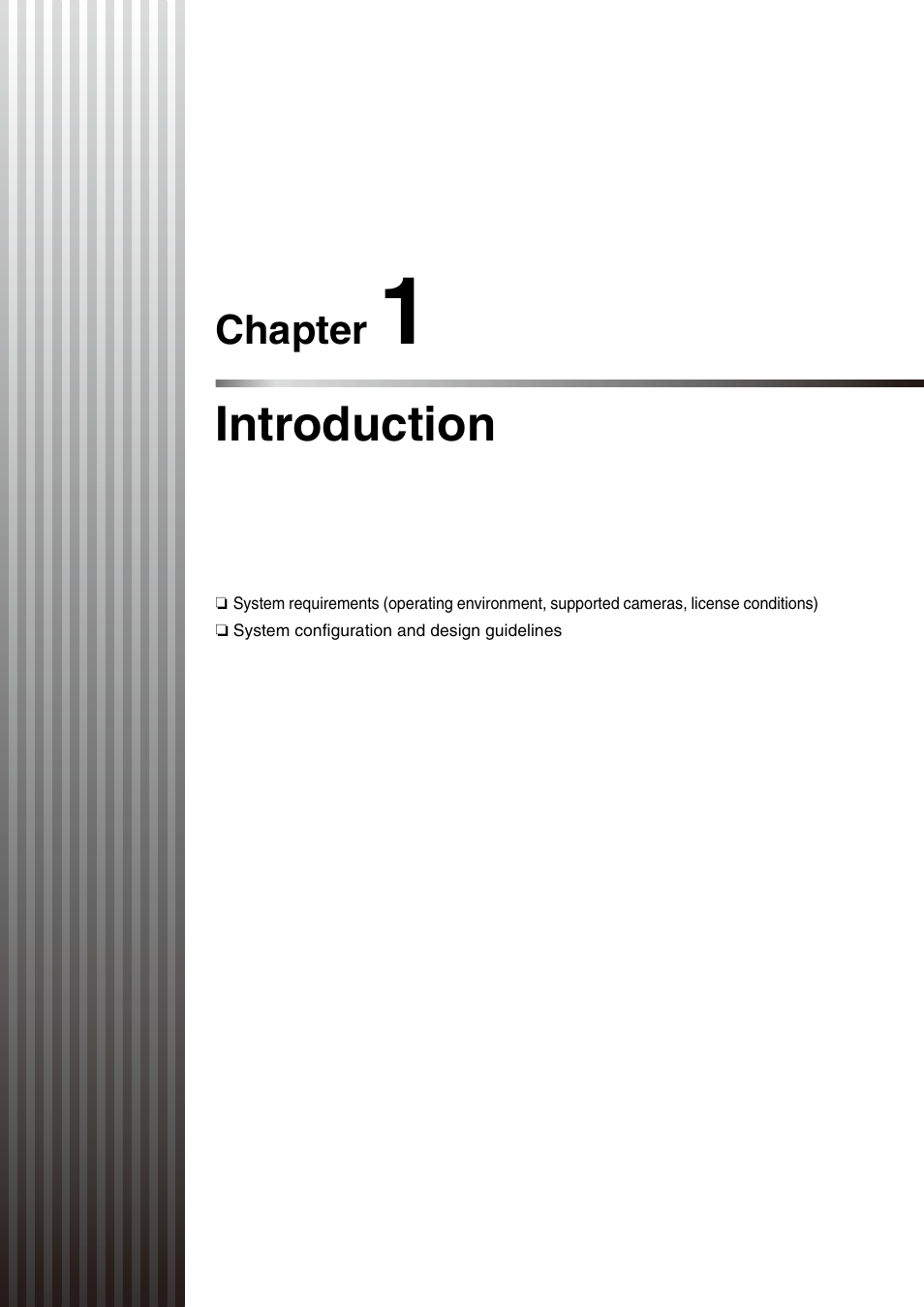 Introduction, Chapter 1 introduction, Chapter 1 | Canon VB-M600D User Manual | Page 13 / 104