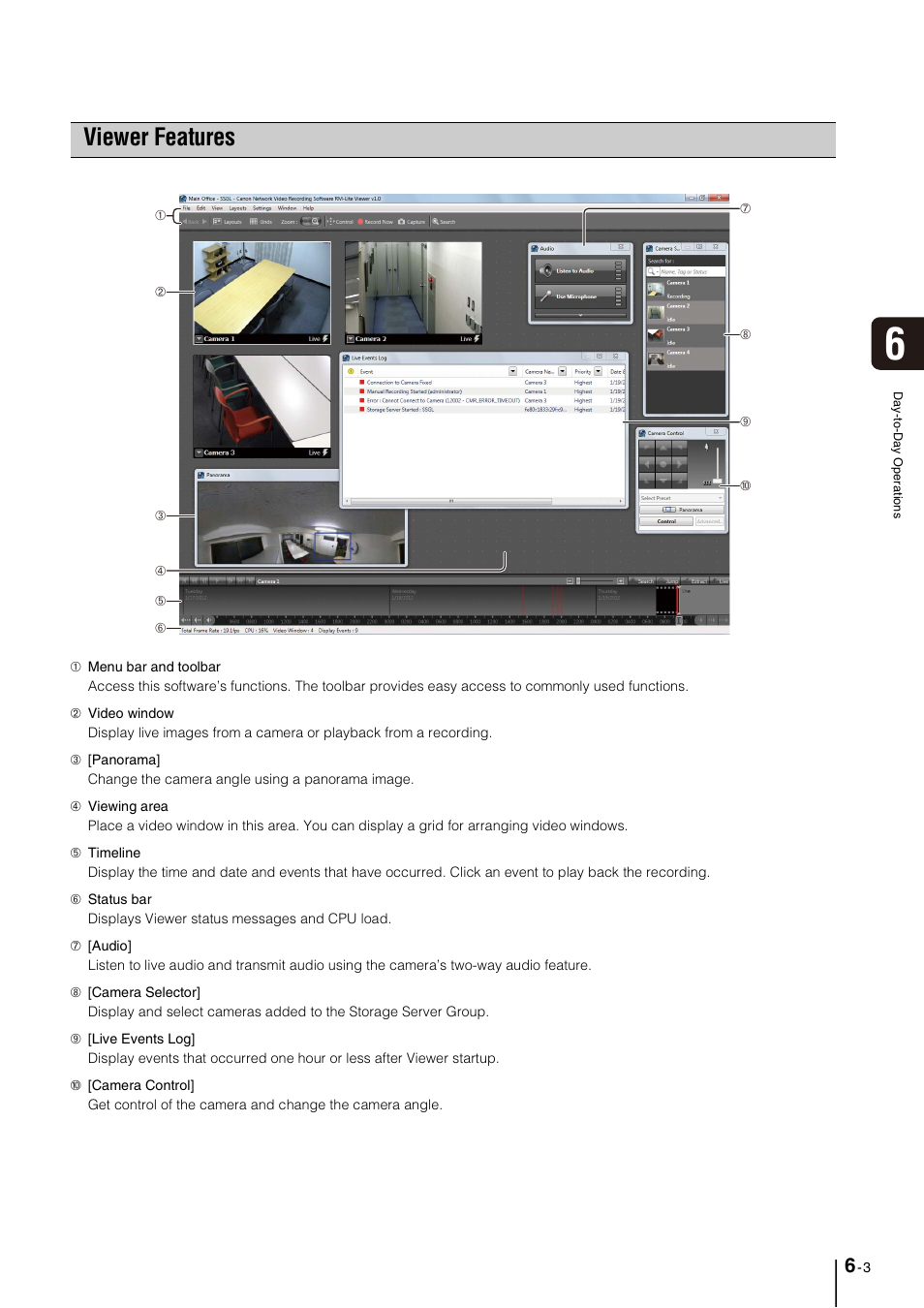 Viewer features, Viewer features -3 | Canon VB-M600D User Manual | Page 65 / 104