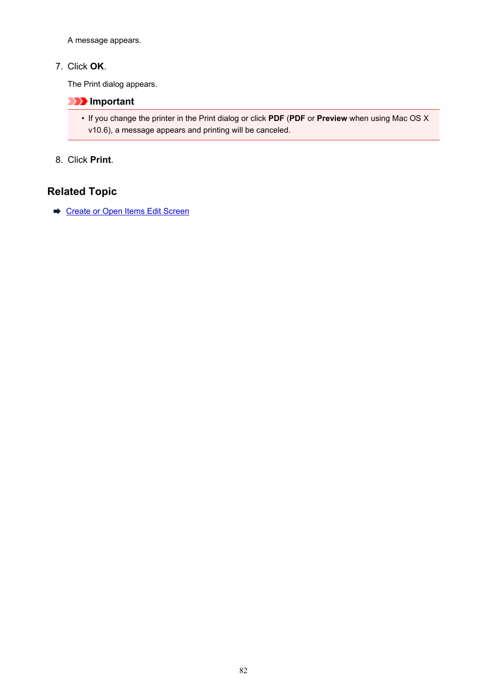 Related topic | Canon PIXMA MX395 User Manual | Page 82 / 300