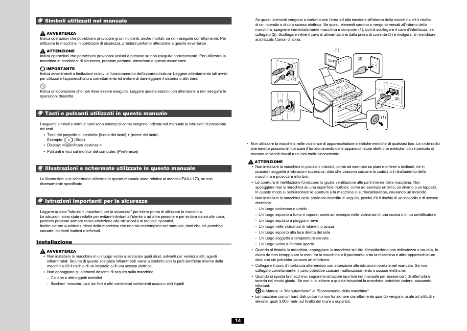 Pag.14 | Canon i-SENSYS FAX-L170 User Manual | Page 92 / 248