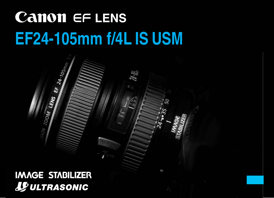 Canon EF 24-105mm f4L IS USM User Manual | 14 pages