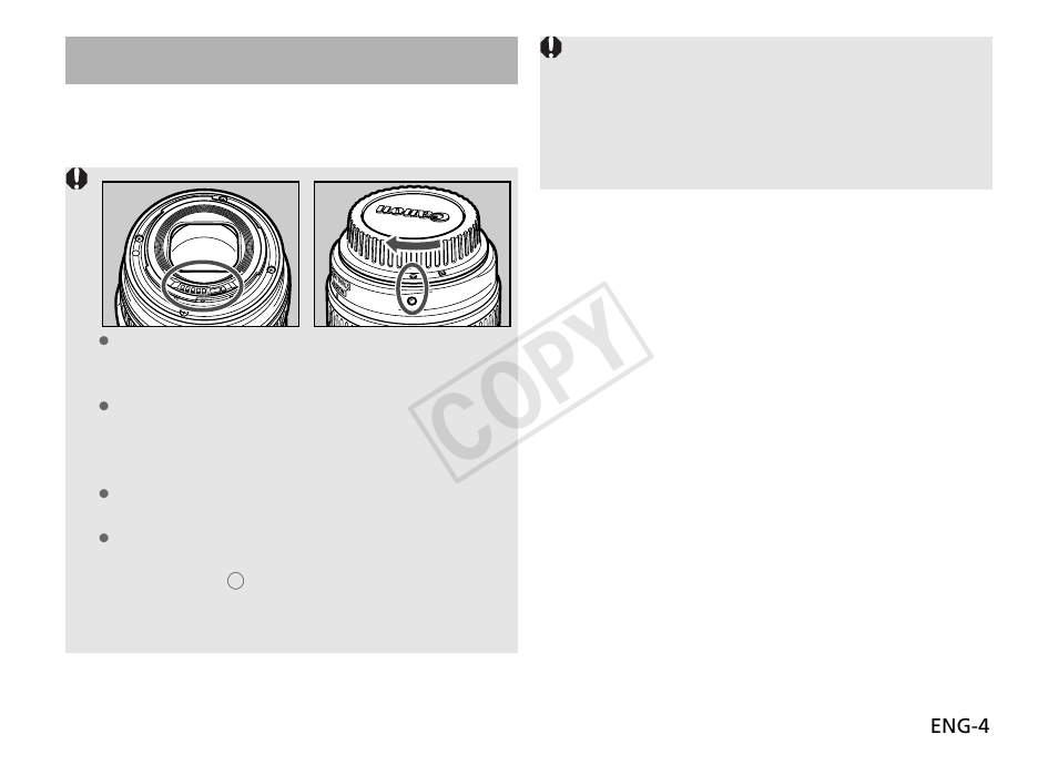 Cop y | Canon EF 24-105mm f4L IS USM User Manual | Page 5 / 14