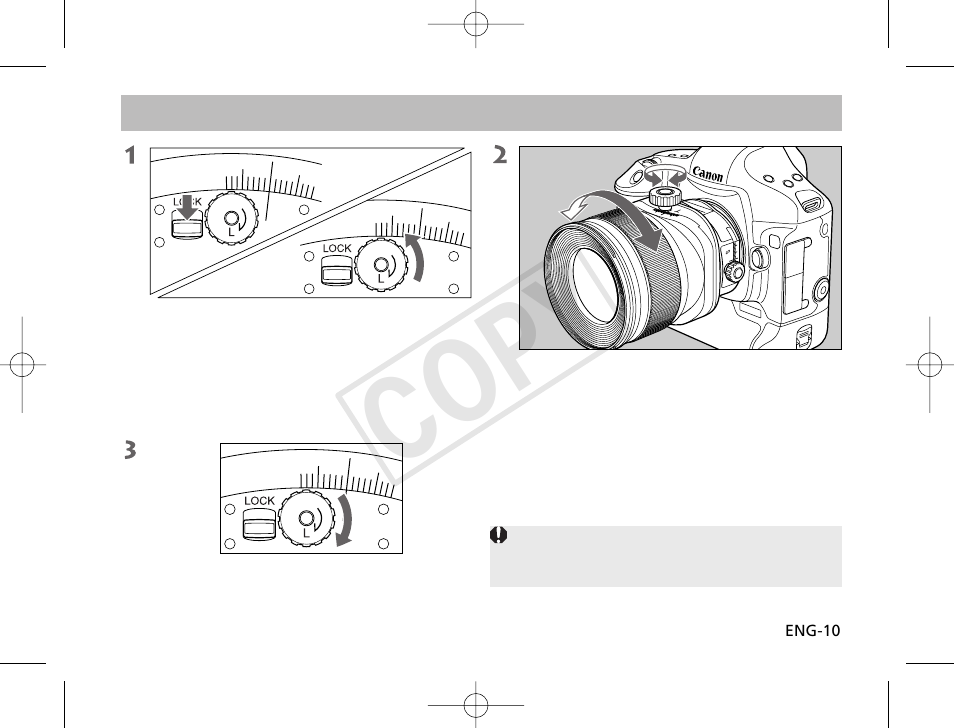 Cop y | Canon TS-E 24mm f3.5L II User Manual | Page 11 / 23