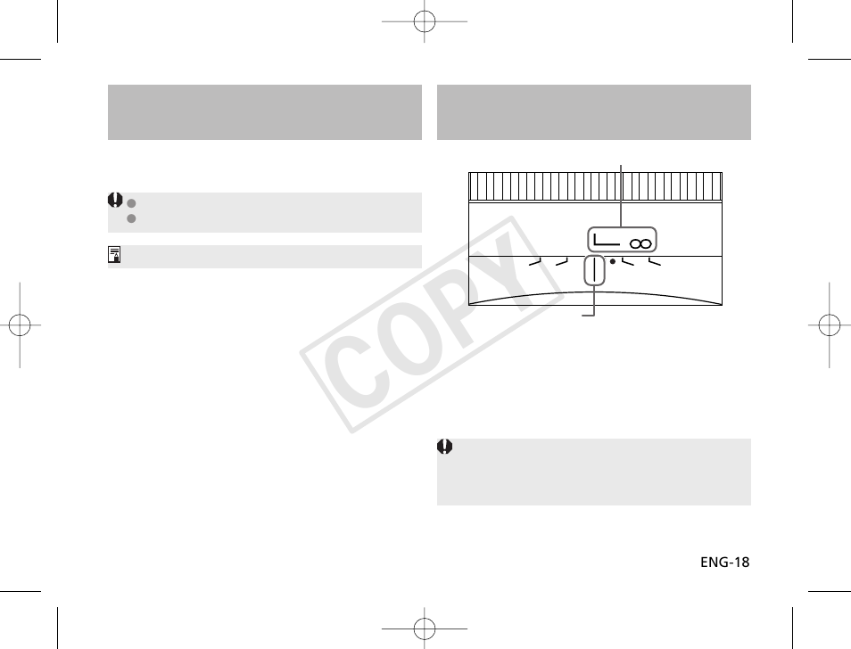 Cop y, Filters, Infinity compensation mark | Canon TS-E 24mm f3.5L II User Manual | Page 19 / 23
