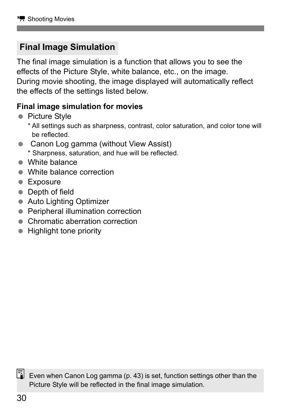 Final image simulation | Canon EOS-1D C User Manual | Page 30 / 100