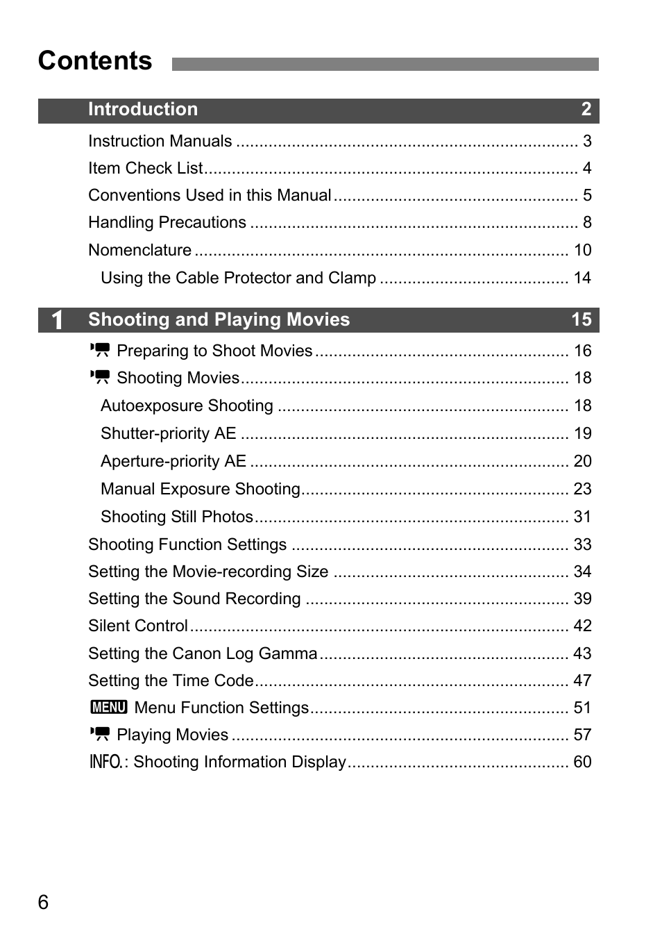 Canon EOS-1D C User Manual | Page 6 / 100