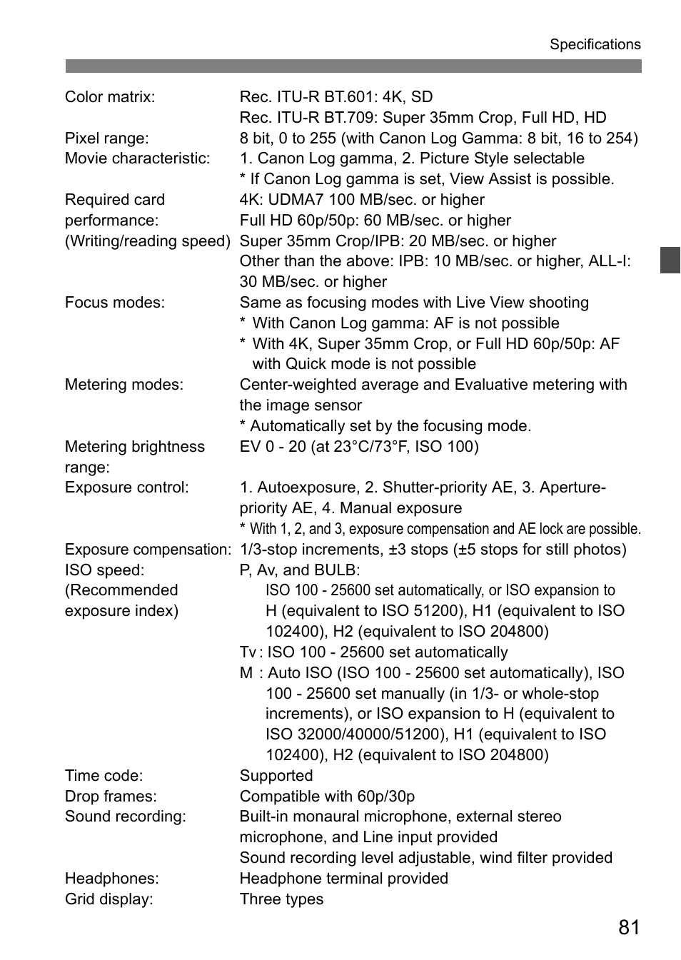 Canon EOS-1D C User Manual | Page 81 / 100
