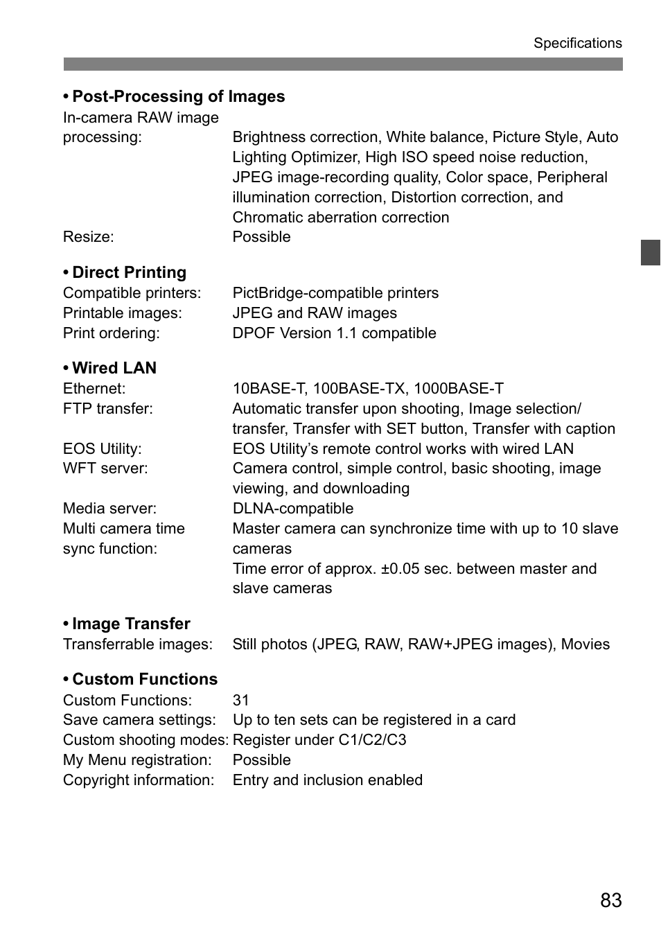 Canon EOS-1D C User Manual | Page 83 / 100