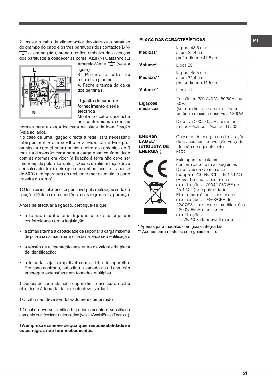 Hotpoint Ariston Style FH 1039 P IX-HA S User Manual | Page 51 / 60