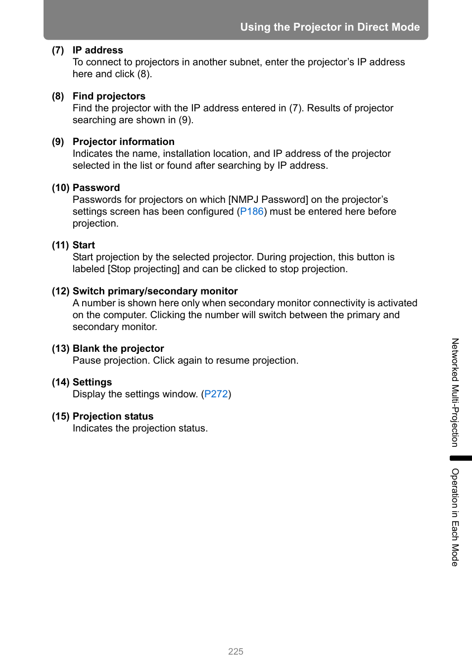 Canon XEED WUX450 User Manual | Page 225 / 314