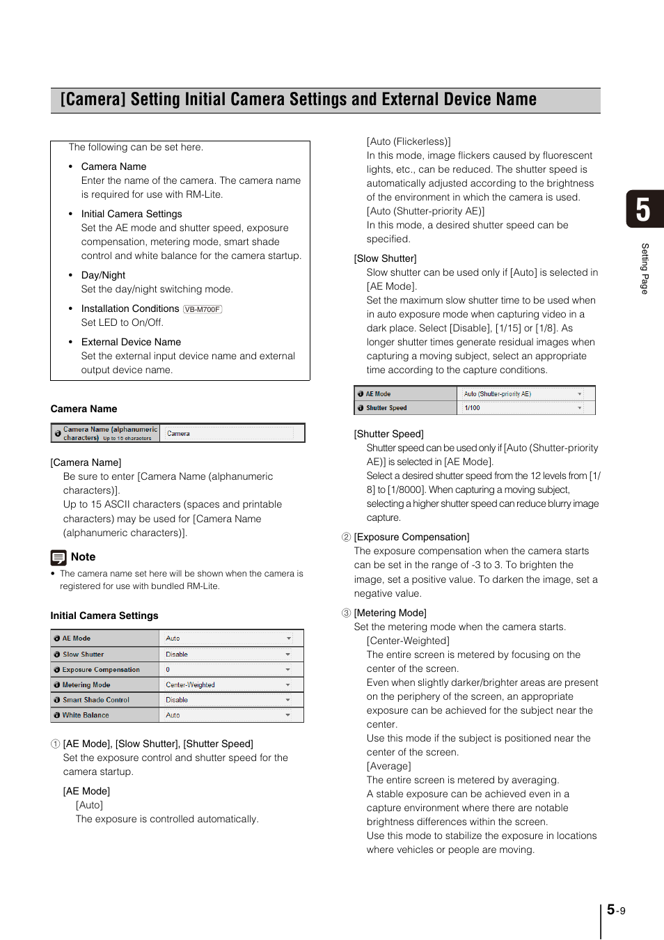 Name settings (p. 5-9) | Canon VB-M700F User Manual | Page 53 / 145