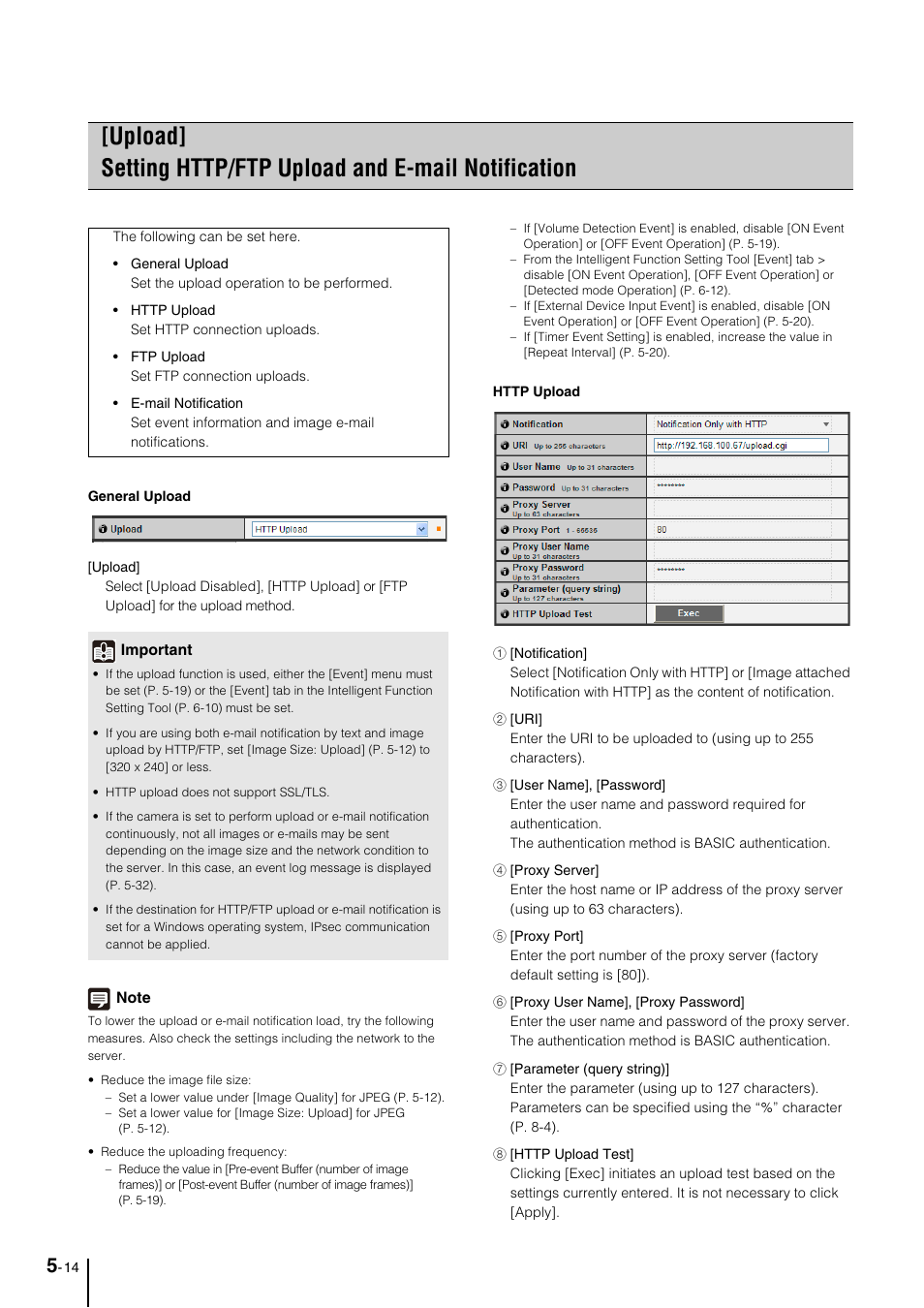 Settings (p. 5-14) | Canon VB-M700F User Manual | Page 58 / 145