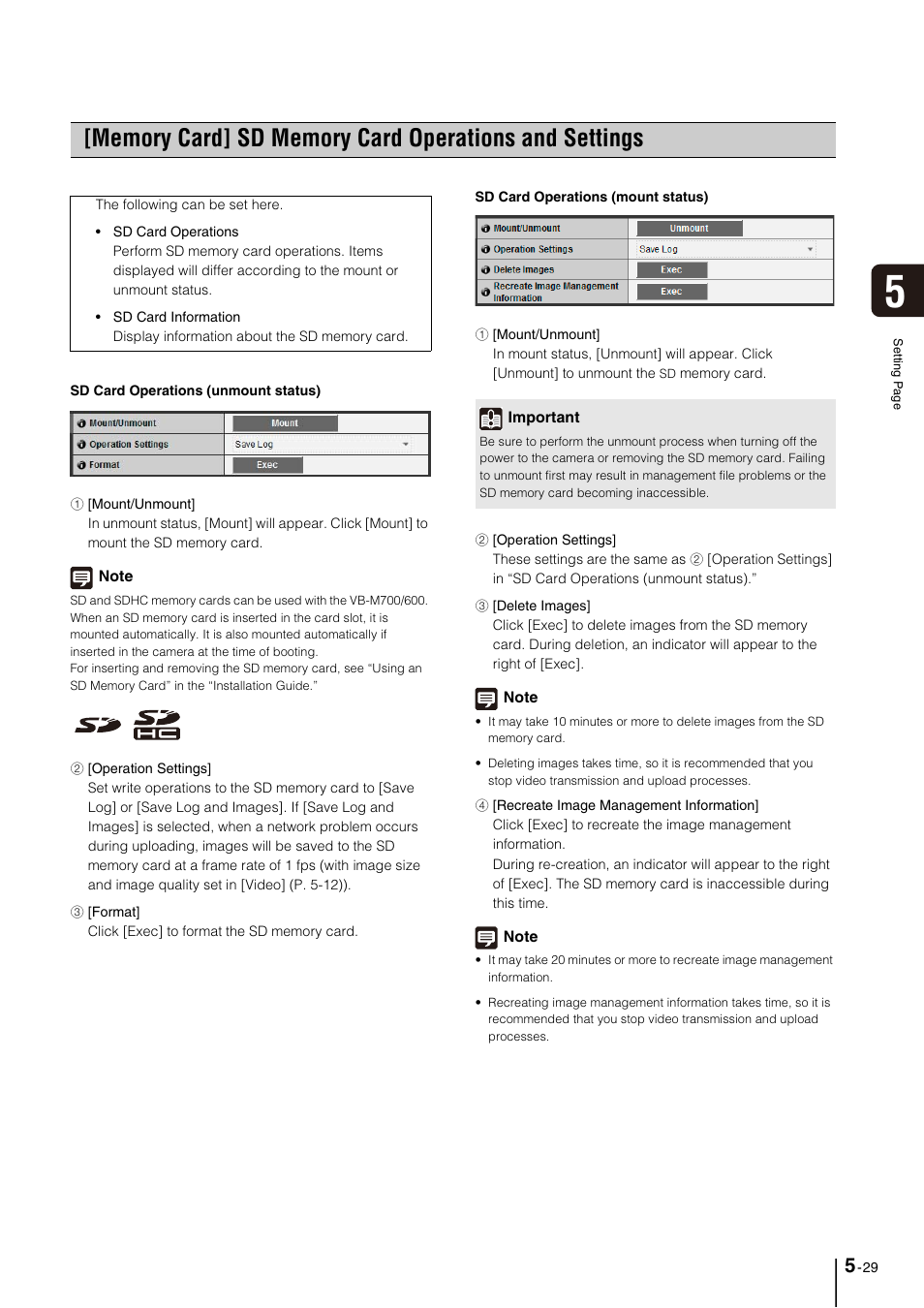 P. 5-29) | Canon VB-M700F User Manual | Page 73 / 145