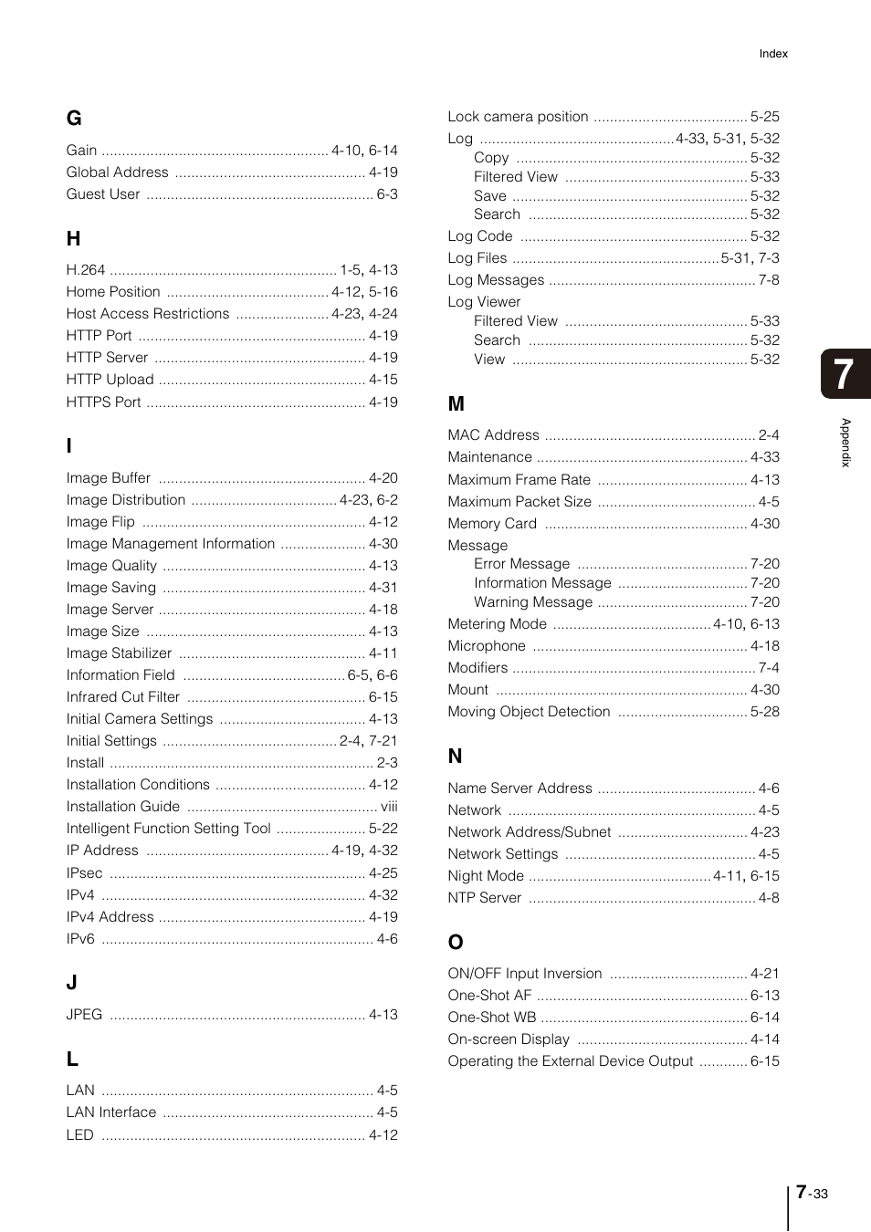 Canon VB-M40 User Manual | Page 147 / 149