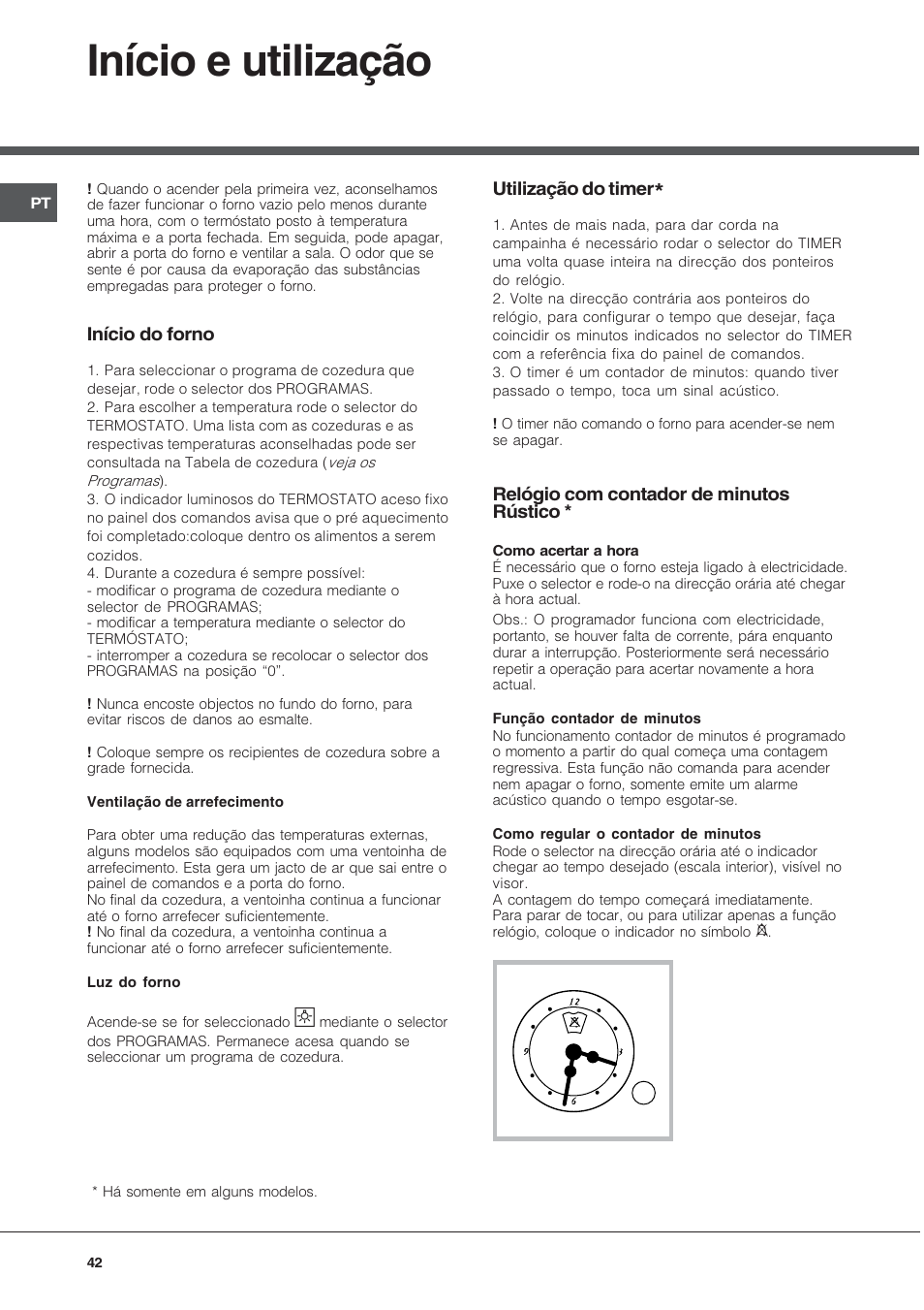 Início e utilização | Hotpoint Ariston FH 51 IX-HA  IT User Manual | Page 42 / 48