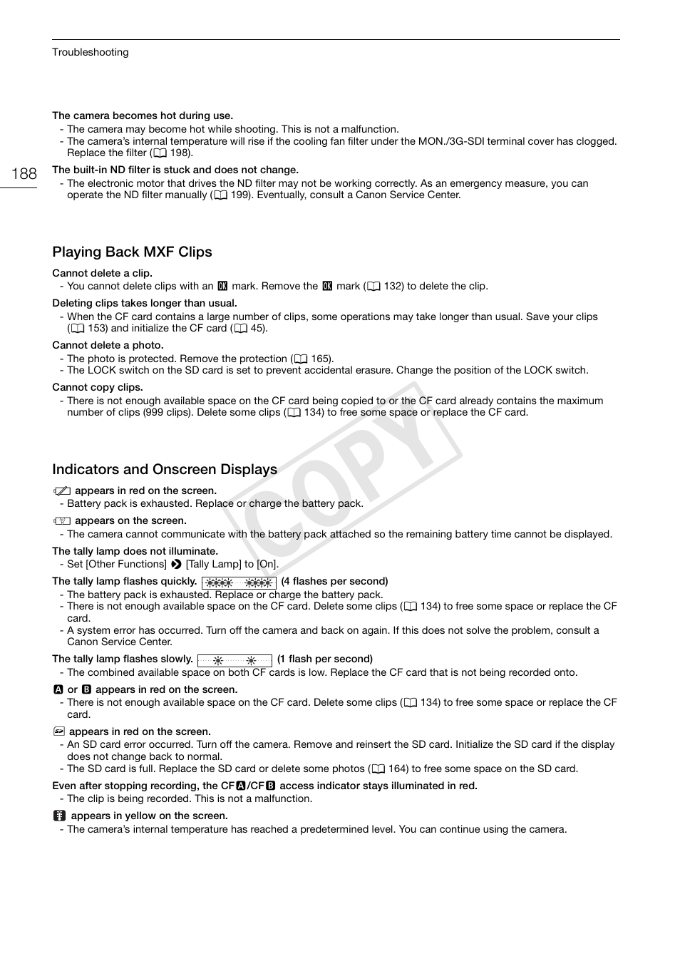 Cop y | Canon EOS C500 PL User Manual | Page 188 / 212