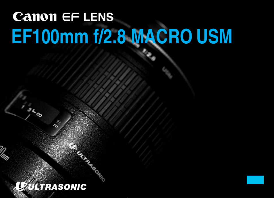Canon EF 100mm f2.8 Macro USM User Manual | 14 pages
