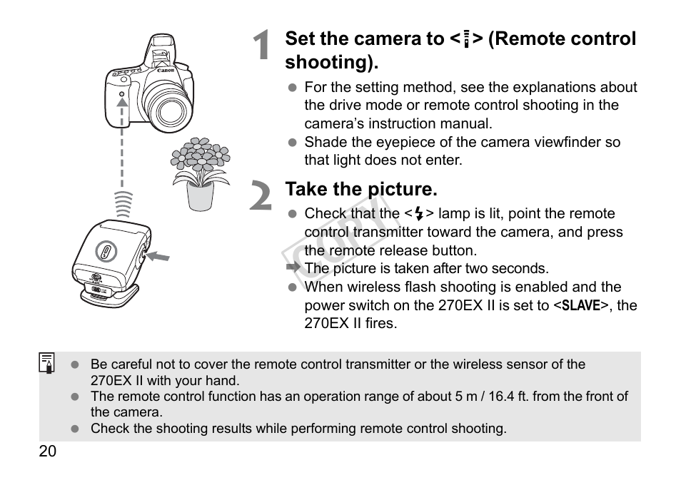 Cop y | Canon Speedlite 270EX II User Manual | Page 22 / 88