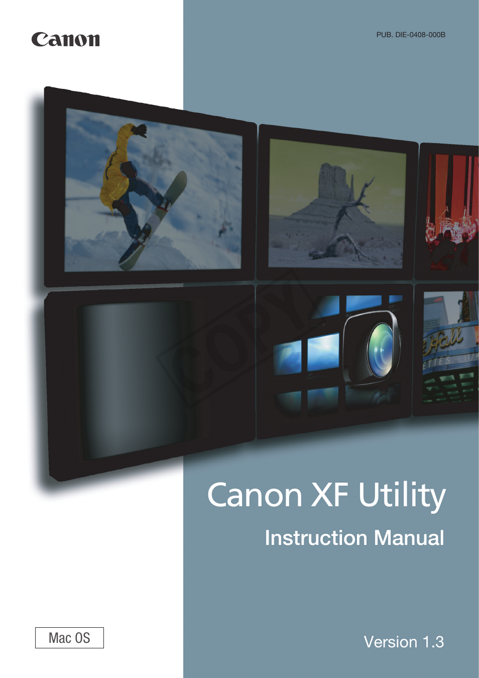 Canon EOS C500 PL User Manual | 37 pages