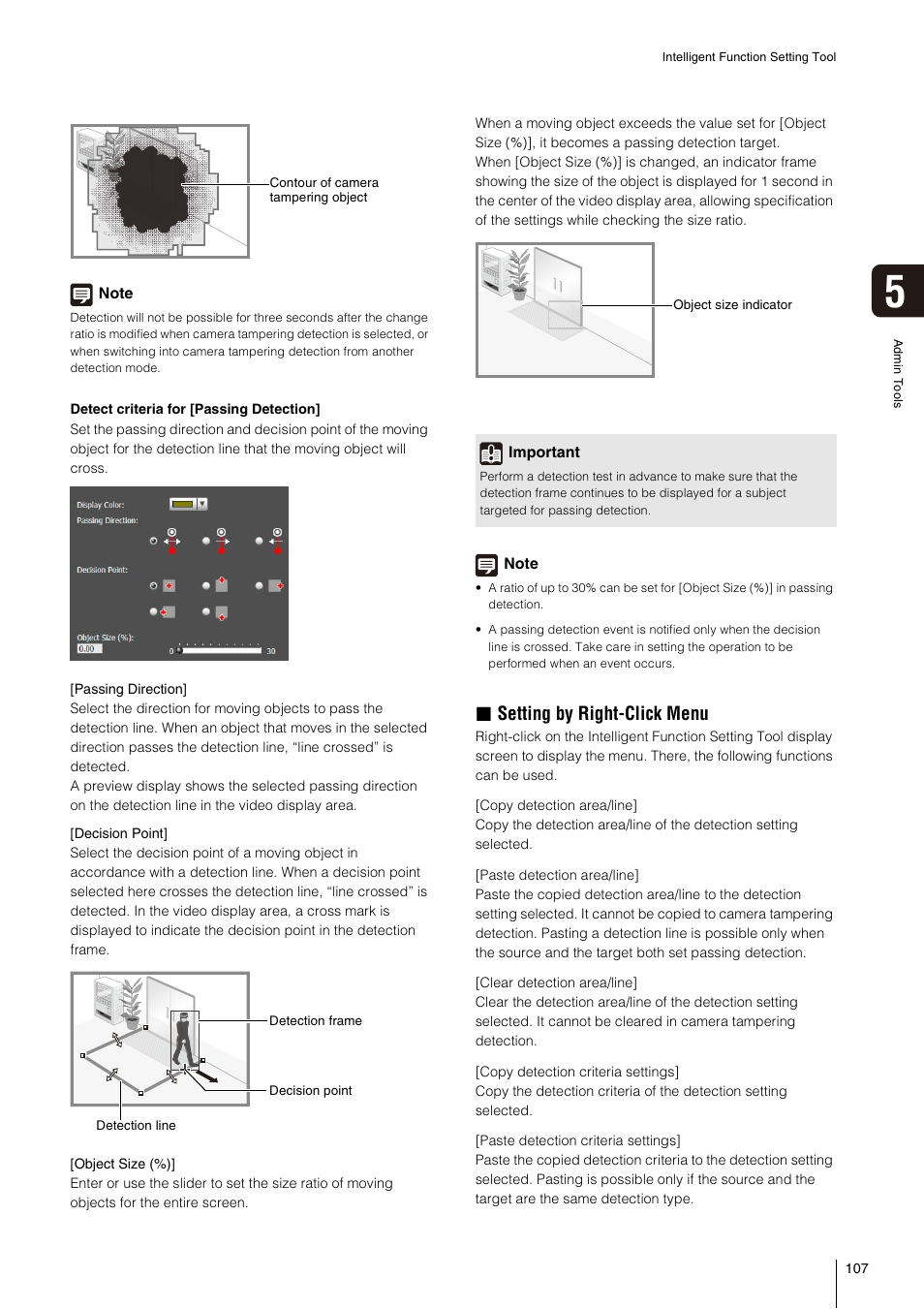 Setting by right-click menu | Canon VB-S800D User Manual | Page 107 / 176