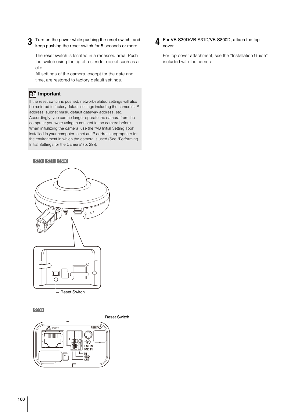 Canon VB-S800D User Manual | Page 160 / 176