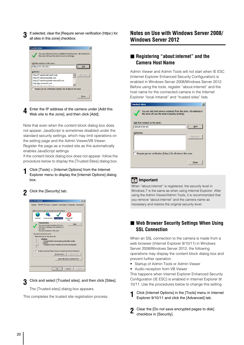 Canon VB-S800D User Manual | Page 20 / 176