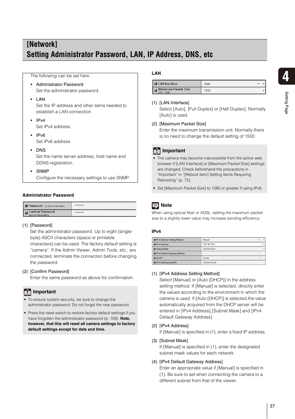 P. 37) | Canon VB-S800D User Manual | Page 37 / 176