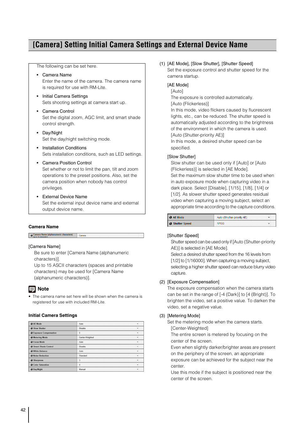 Gs (p. 42) | Canon VB-S800D User Manual | Page 42 / 176