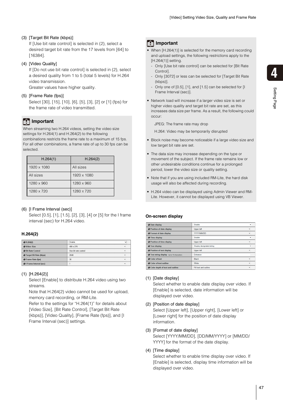 Canon VB-S800D User Manual | Page 47 / 176