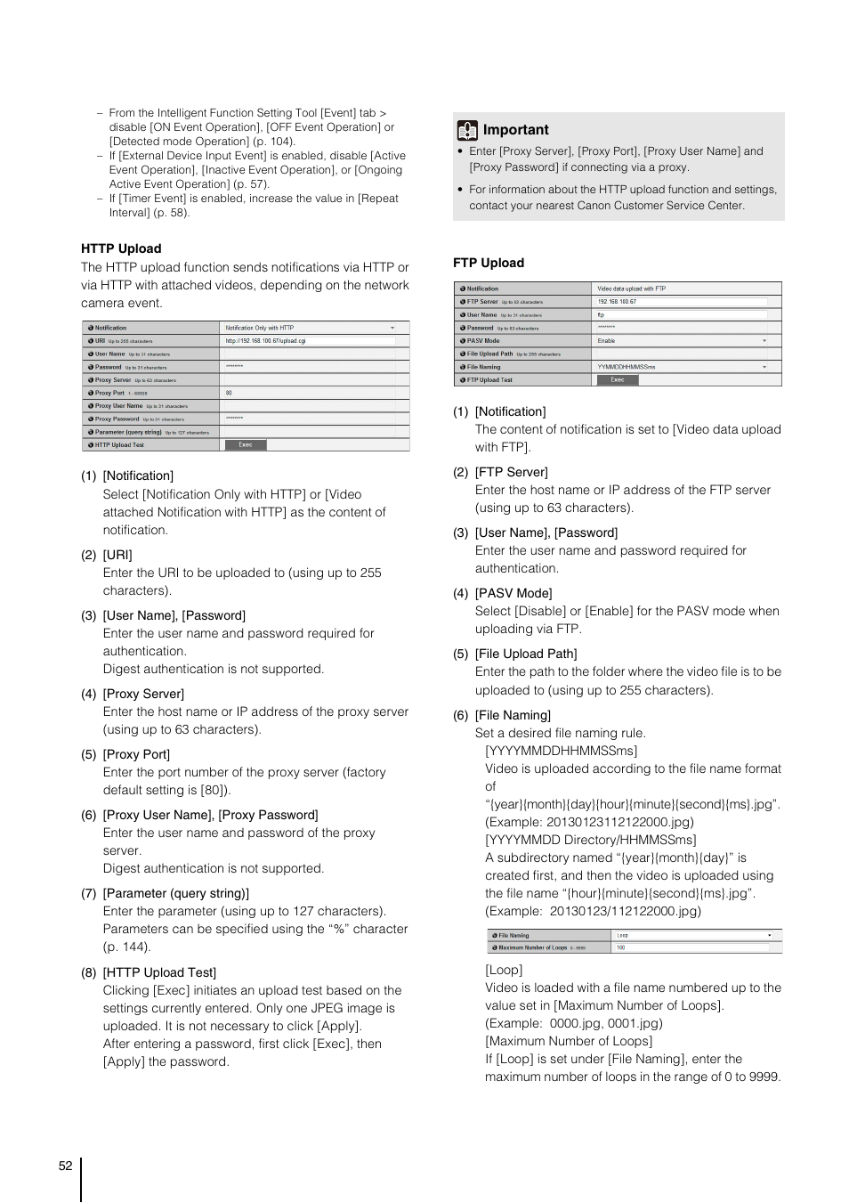 Canon VB-S800D User Manual | Page 52 / 176