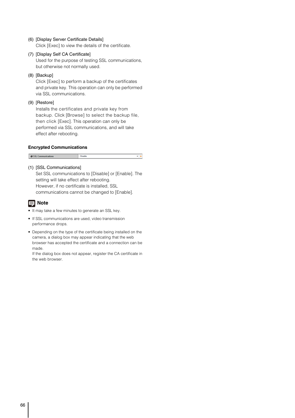 Canon VB-S800D User Manual | Page 66 / 176