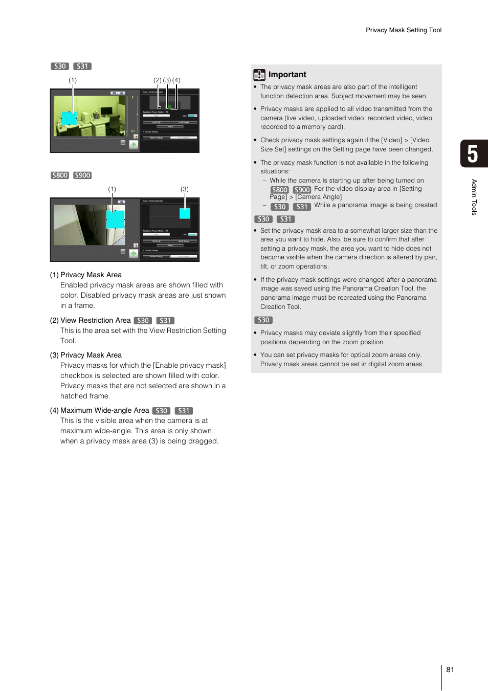 Canon VB-S800D User Manual | Page 81 / 176