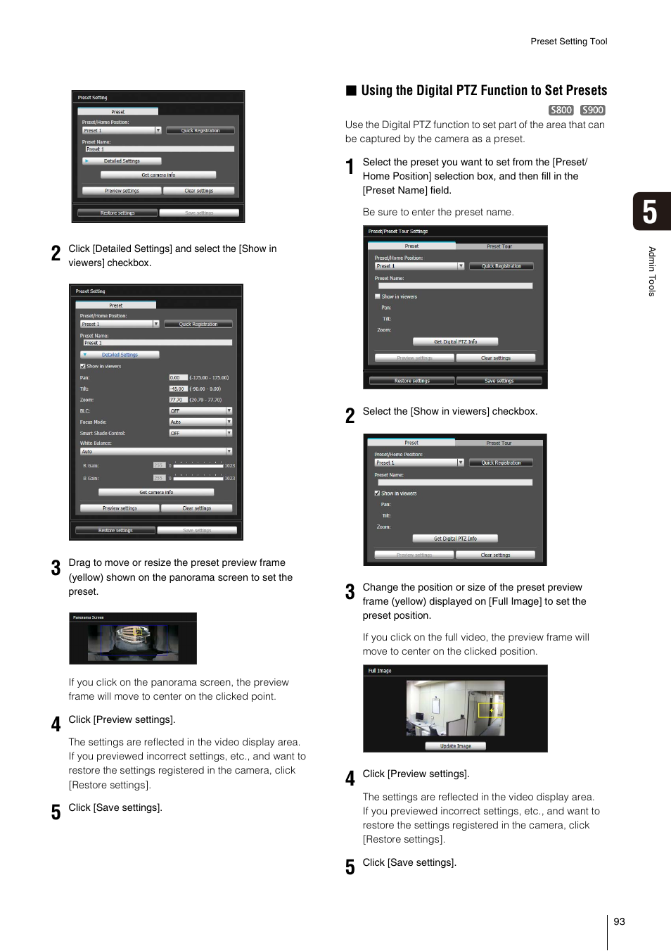 Canon VB-S800D User Manual | Page 93 / 176