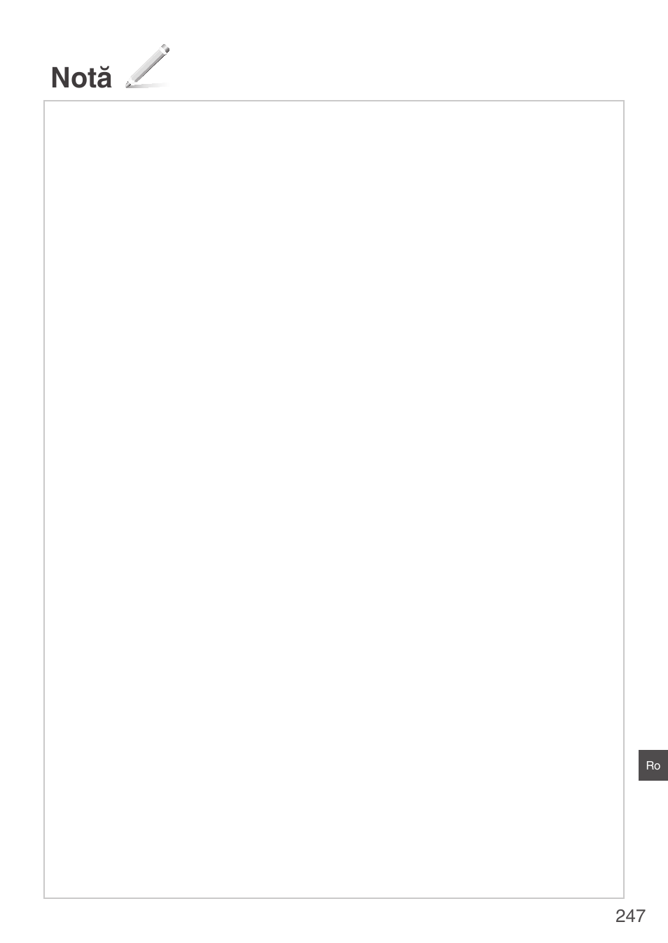 Notă | Canon i-SENSYS MF8580Cdw User Manual | Page 247 / 292
