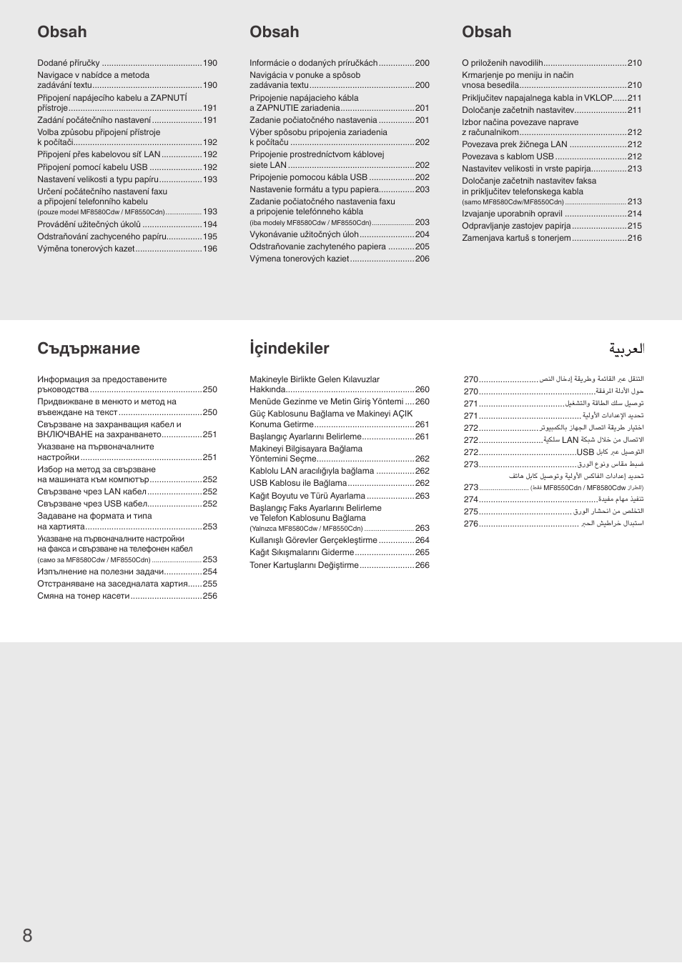 Canon i-SENSYS MF8580Cdw User Manual | Page 8 / 292