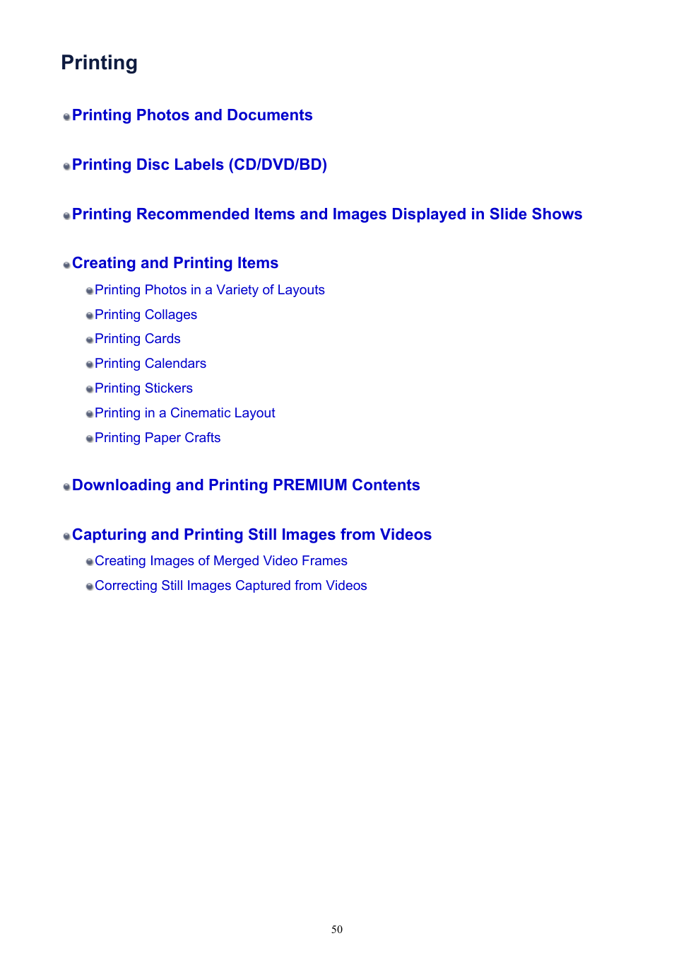 Printing | Canon PIXMA IP2700 User Manual | Page 50 / 339
