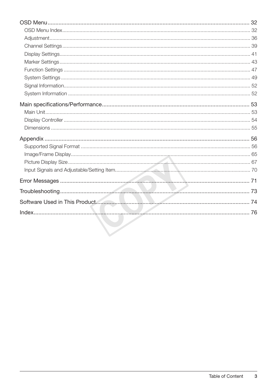 Cop y | Canon DP-V3010 User Manual | Page 3 / 82