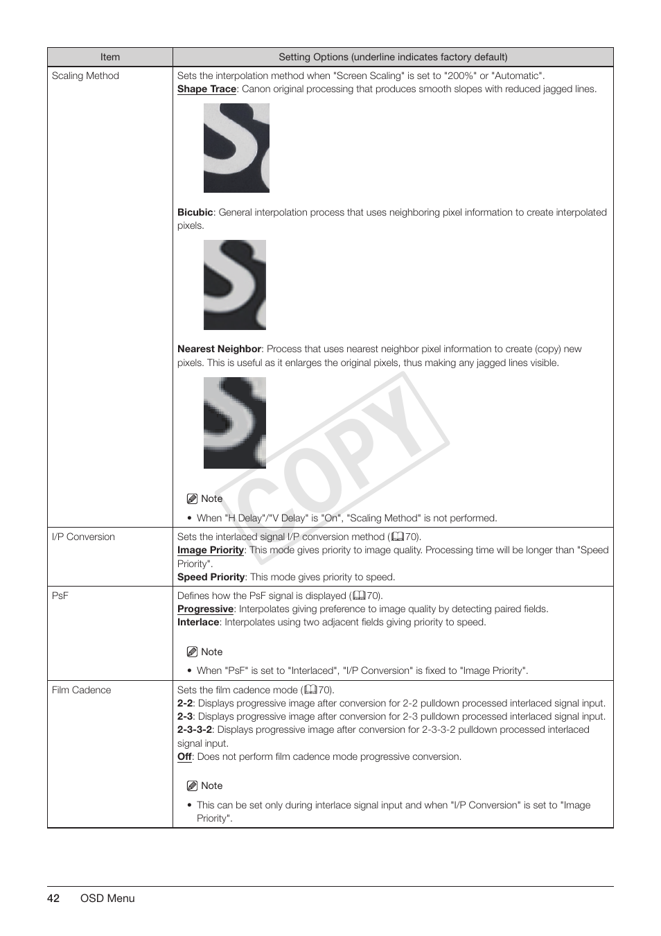 Cop y | Canon DP-V3010 User Manual | Page 42 / 82