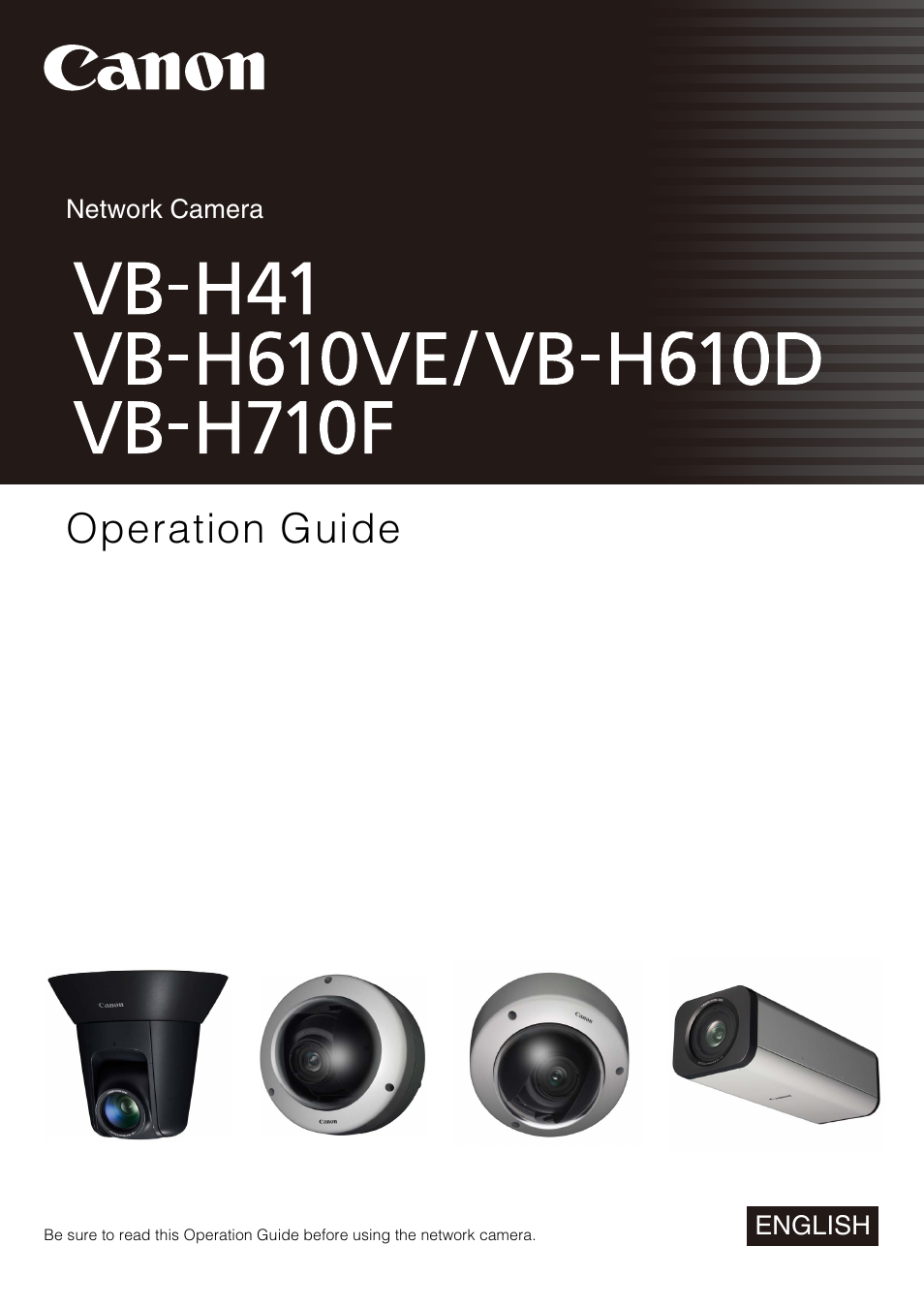 Canon VB-H41 User Manual | 177 pages