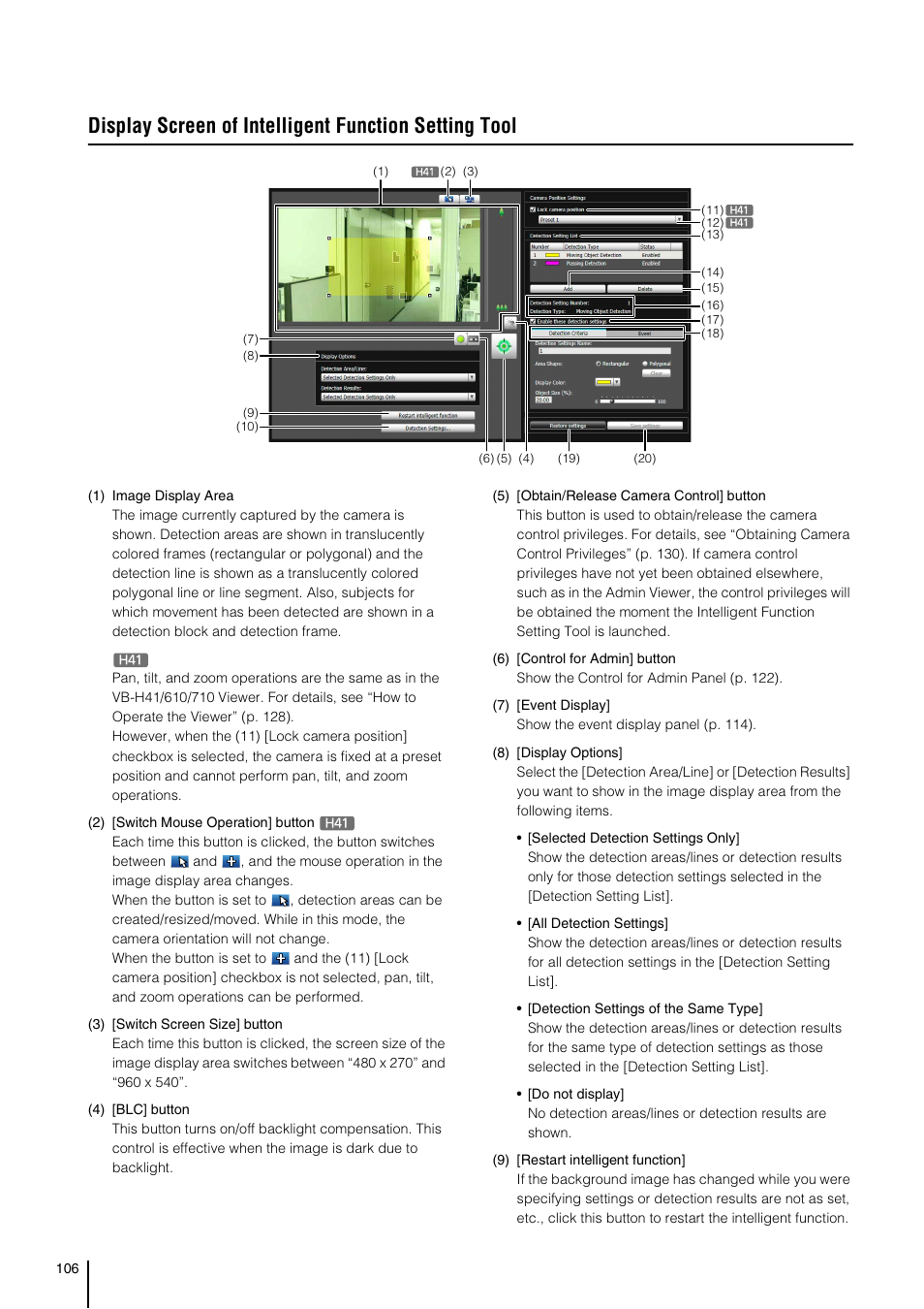 Canon VB-H41 User Manual | Page 106 / 177