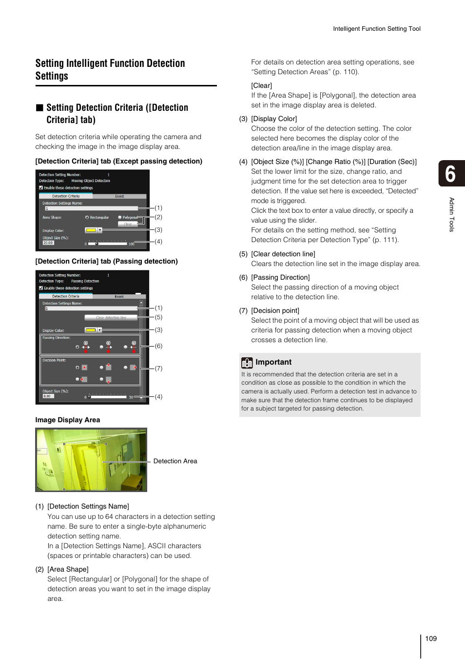 Setting intelligent function detection settings, P. 109), Ab p. 109) | Canon VB-H41 User Manual | Page 109 / 177