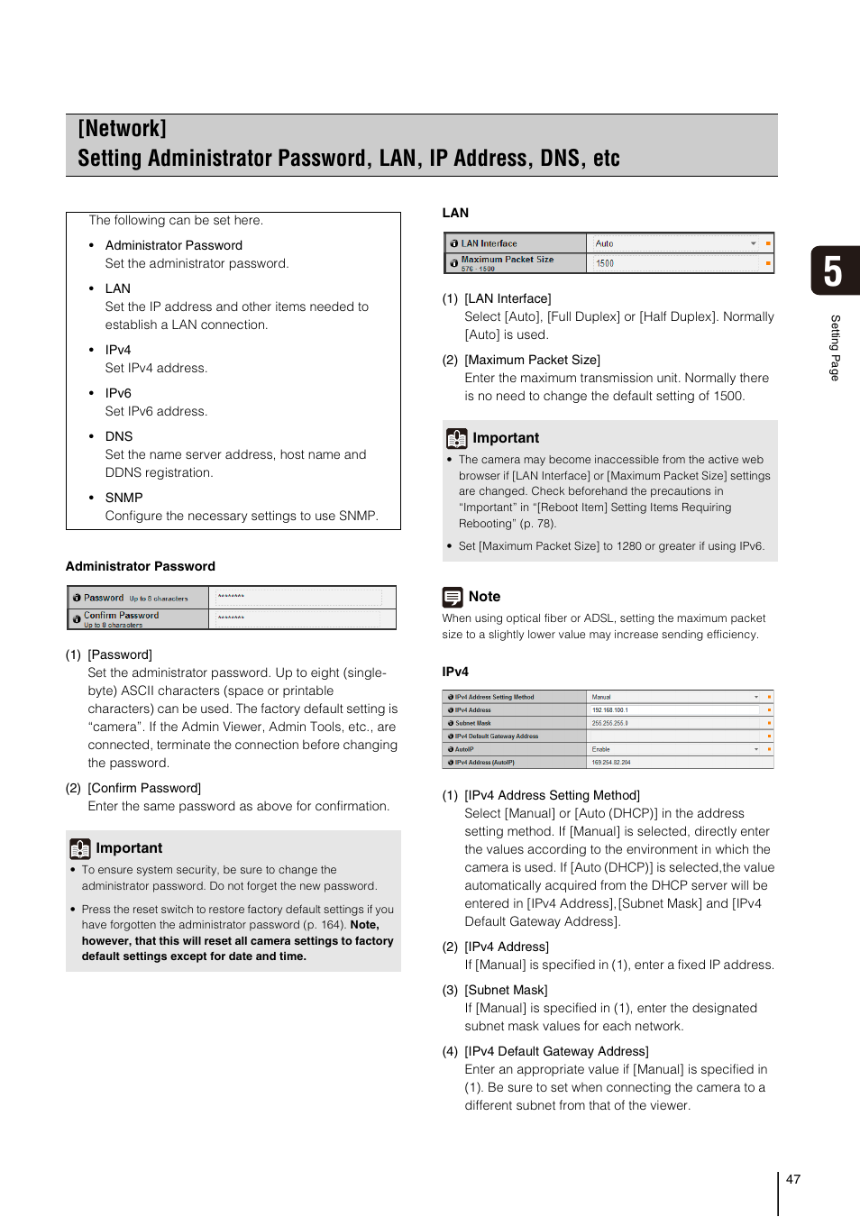 P. 47) | Canon VB-H41 User Manual | Page 47 / 177