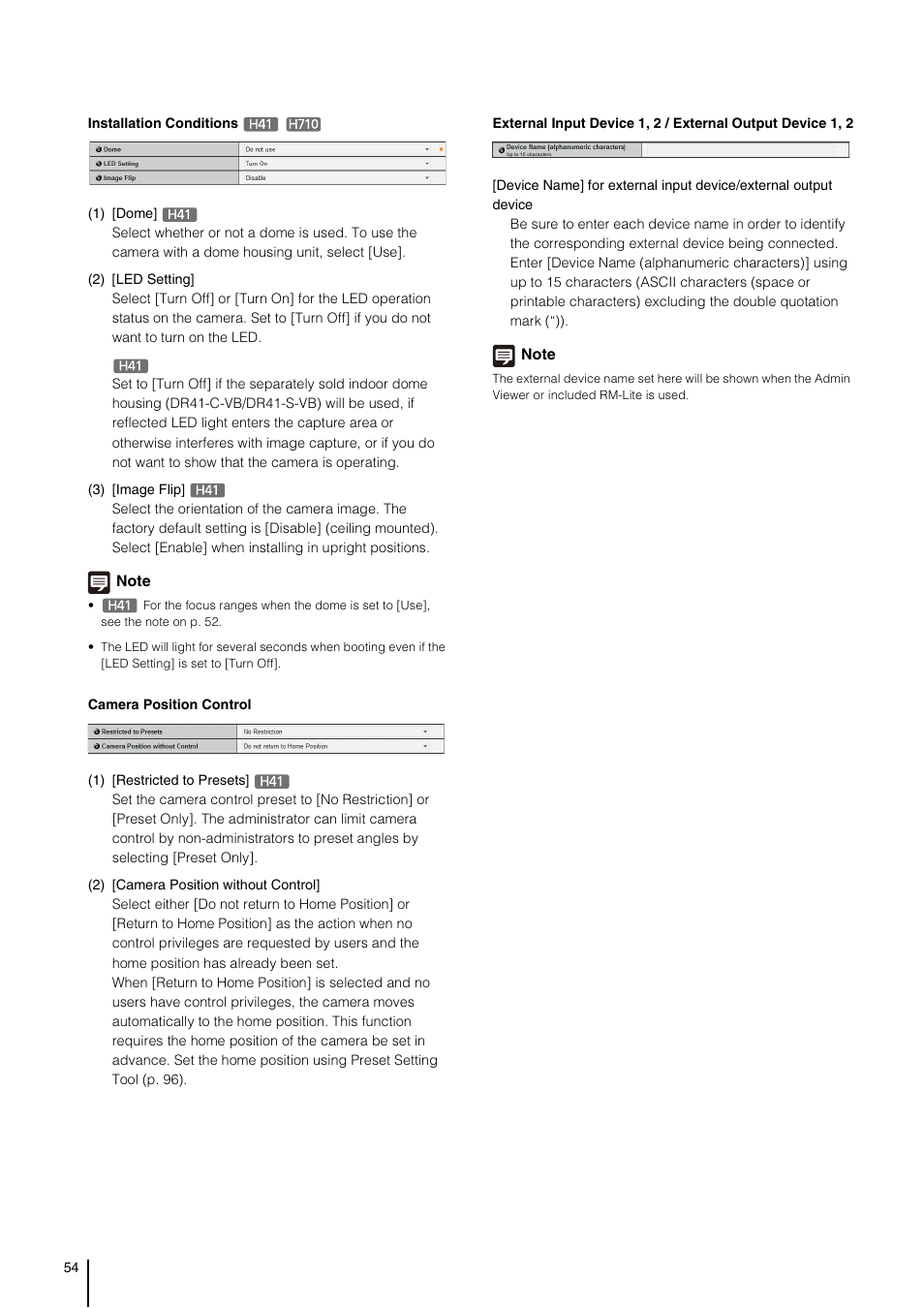 Canon VB-H41 User Manual | Page 54 / 177