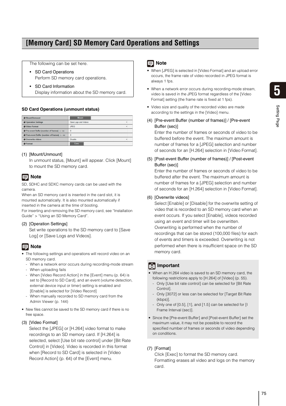 P. 75) | Canon VB-H41 User Manual | Page 75 / 177