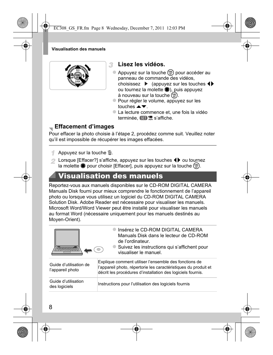 Visualisation des manuels | Canon PowerShot G1 X User Manual | Page 24 / 146