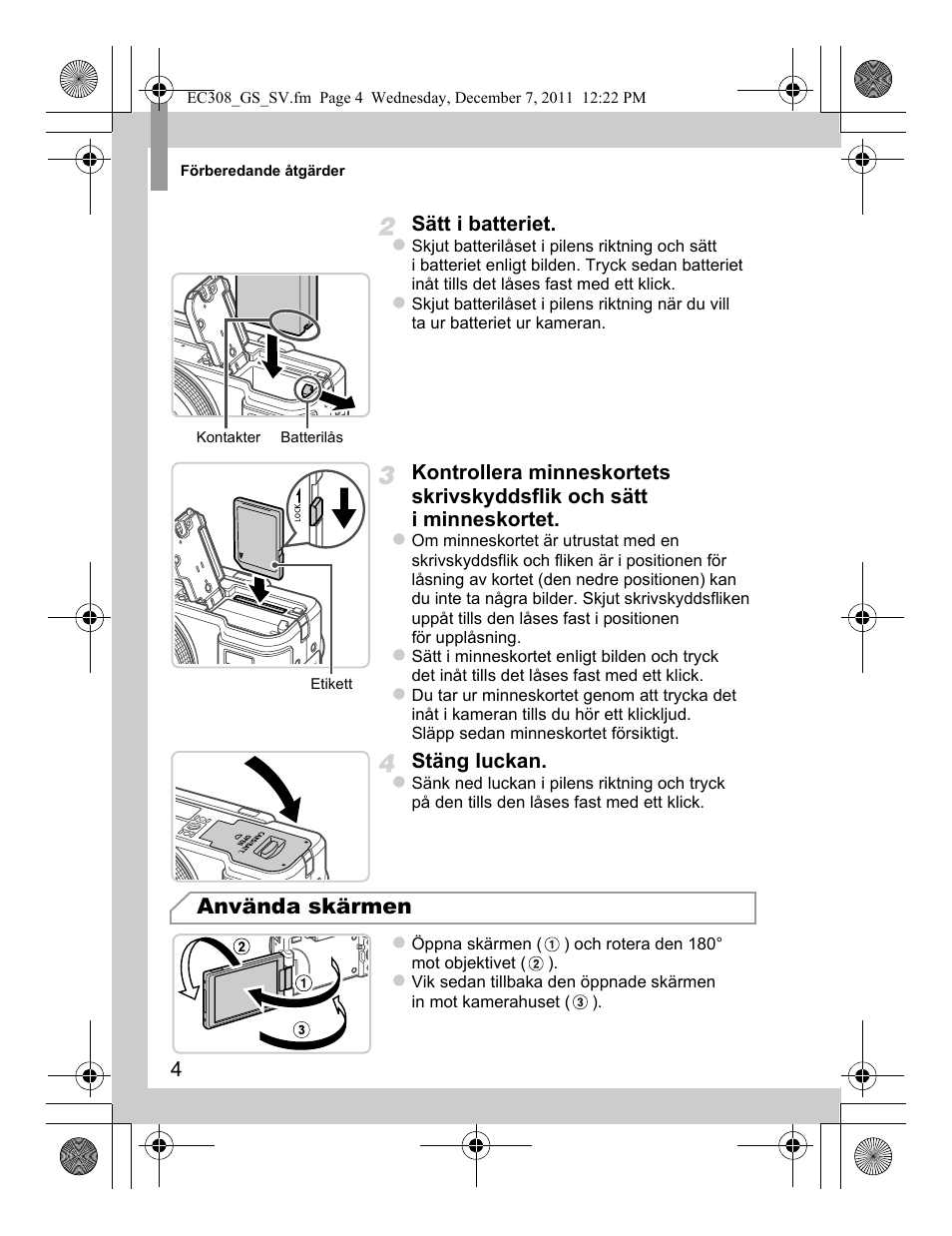 Använda skärmen | Canon PowerShot G1 X User Manual | Page 68 / 146