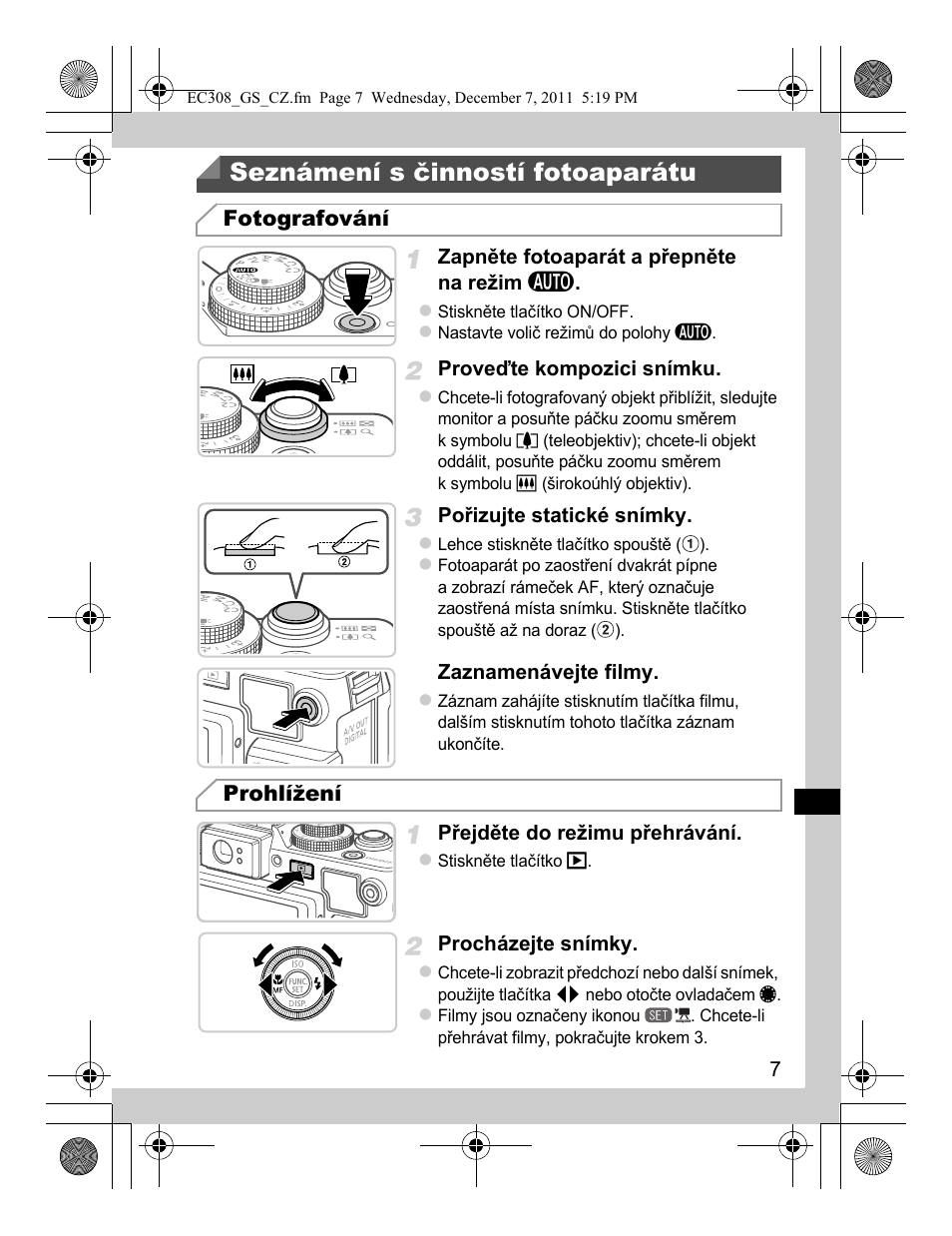 Seznámení s činností fotoaparátu | Canon PowerShot G1 X User Manual | Page 87 / 146