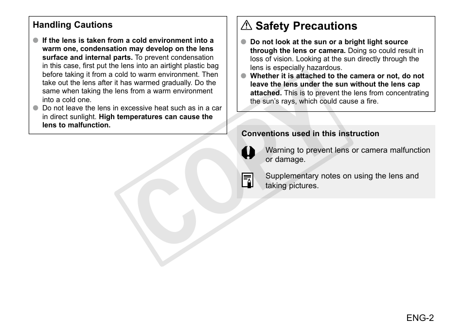 Cop y | Canon EF-S 18-135mm f3.5-5.6 IS STM User Manual | Page 3 / 14