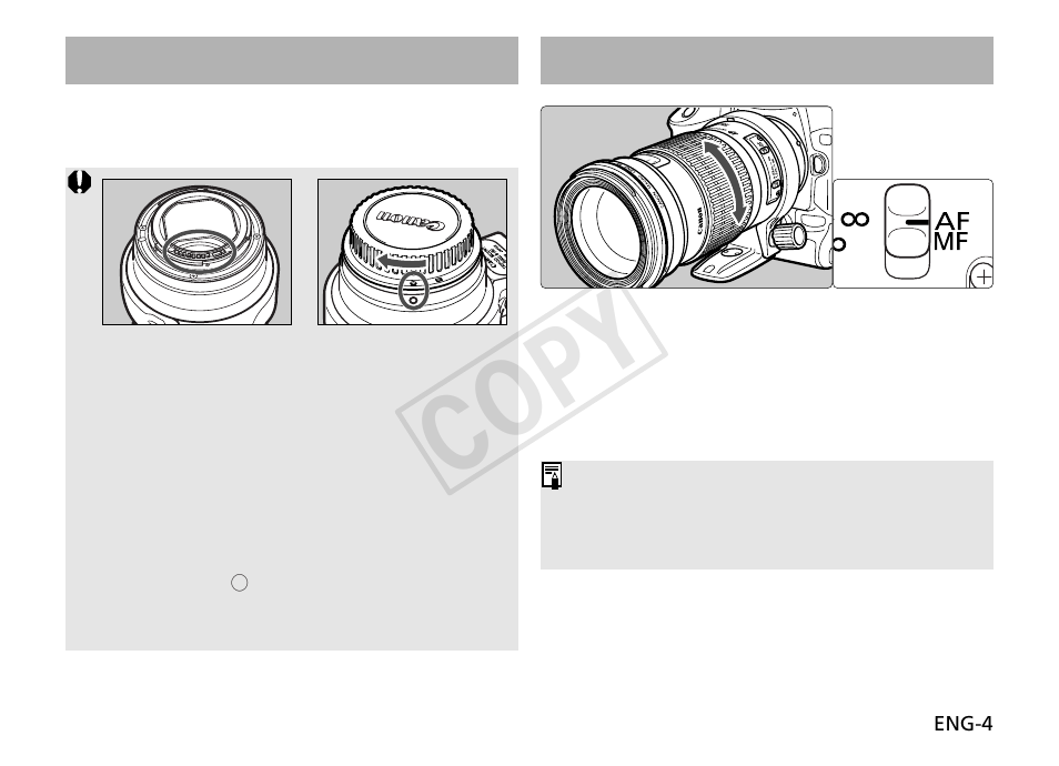 Cop y | Canon EF 180mm f3.5L Macro USM User Manual | Page 5 / 16